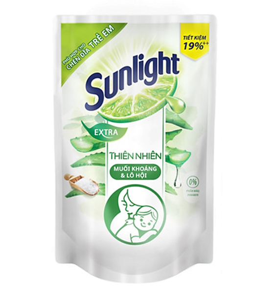 Rửa chén sunlight thiên nhiên 550gam