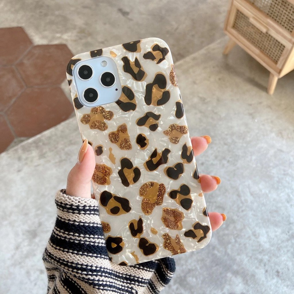 Ốp Điện Thoại Họa Tiết Da Báo Cho Iphone 7 / 8 + Ix / Xr / Xsmax / 11 / Pro / Promax / 12 / 12mini / Pro / Promax | BigBuy360 - bigbuy360.vn