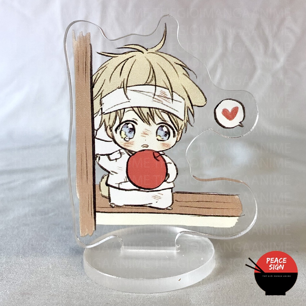 Mô hình mini NO LOVE ZONE BL Standee Không Chốn Yêu Đương manhwa chibi mica trưng bày