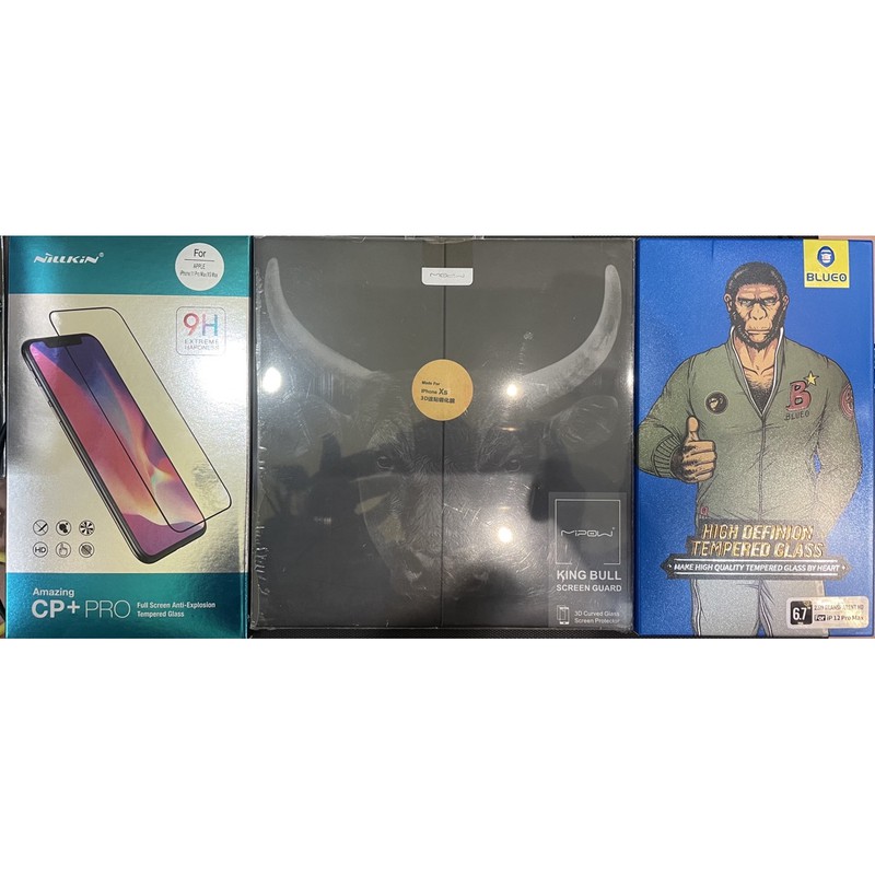 Kính Cường Lực Kingbull Hãng MiPow- Nillkin - BlueO dành Cho iPhone - Kính cường lực đẹp nhất Real 3D - 9H