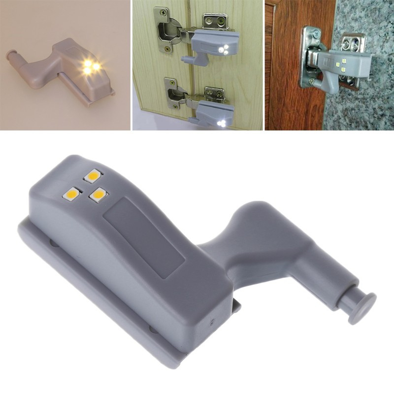 1 Đèn Led Cảm Biến Gắn Bản Lề Tủ Bếp / Phòng Ngủ 0.25w
