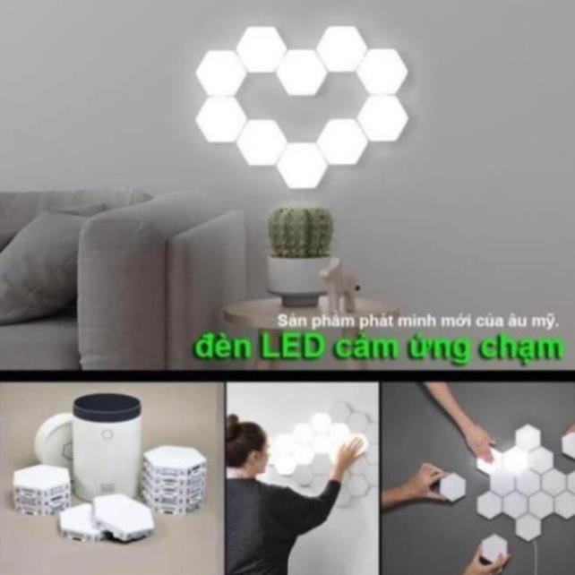 ĐÈN LED TỔ ONG LỤC GIÁC CẢM ỨNG CHẠM LẮP GHÉP