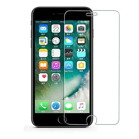 Kính cường lực 2.5D tất cả các dòng iPhone tặng kèm khăn lau