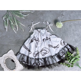 Váy yếm lụa đuôi cá tutu Lennco cho bé gái(7-19kg)