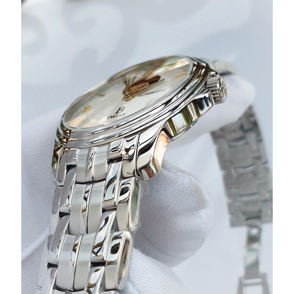 Đồng hồ nam chính hãng B Swiss by Bucherer Automatic - Máy cơ tự động - Kính Sapphire