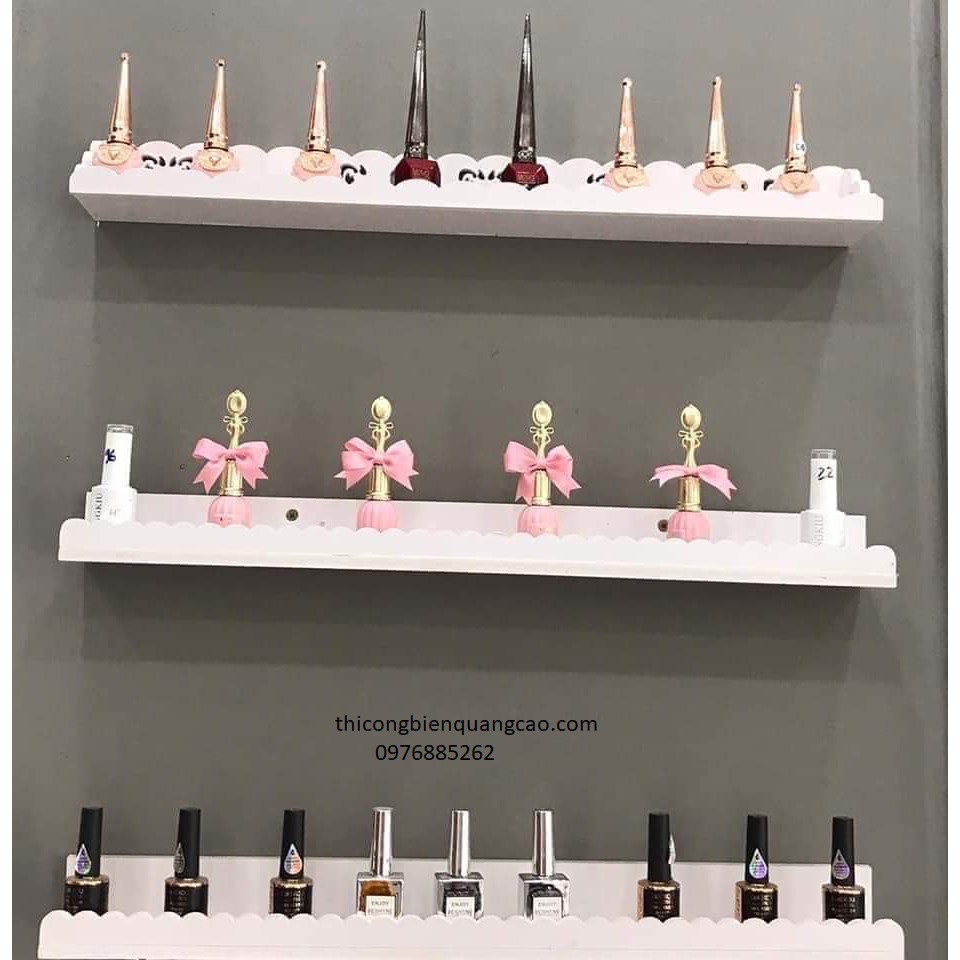 (nail) Kệ để sơn rời - chất liệu gỗ nhựa bền đẹp | BigBuy360 - bigbuy360.vn