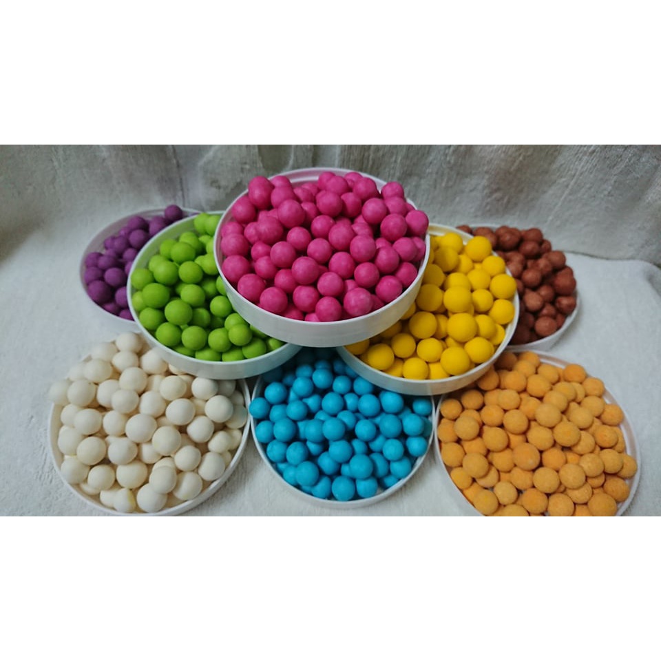 Combo 500g viên matcha, việt quất, mix vị, viên cacao, viên sữa, viên khoai môn, 1kg viên nghệ, 1kg viên dâu tây
