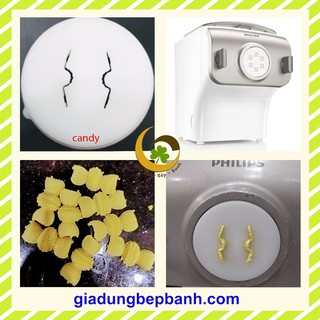 Khuôn làm nui kẹo, bánh xe và hoa dùng kèm máy làm mì Philips