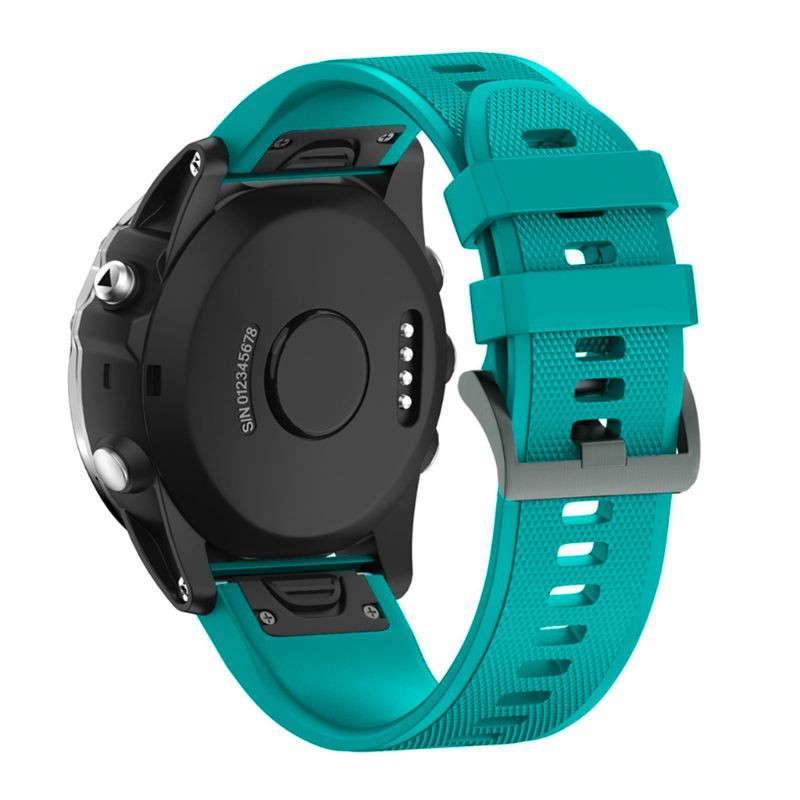 Dây đồng hồ tháo lắp nhanh 22mm bằng silicone cho Forerunner 935 Fenix 5 5X Plus Garmin