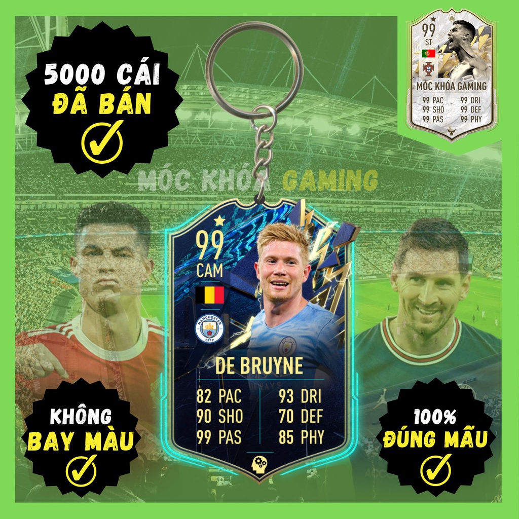 Móc Khóa Kevin De Bruyne TOTS 22