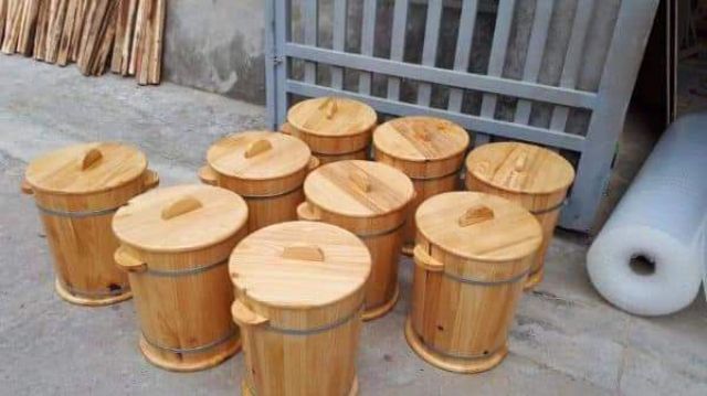 Thùng gỗ đựng gạo | BigBuy360 - bigbuy360.vn