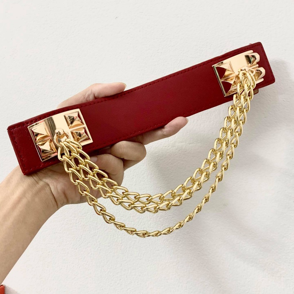 Đai váy xích H.M 4cm kèm xích