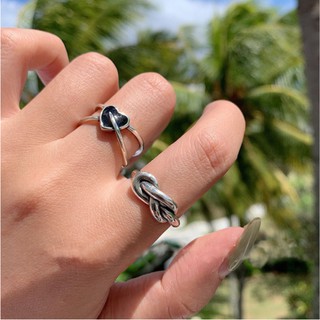 [BẠC 925] Nhẫn Nữ Xoắn Cá Tính