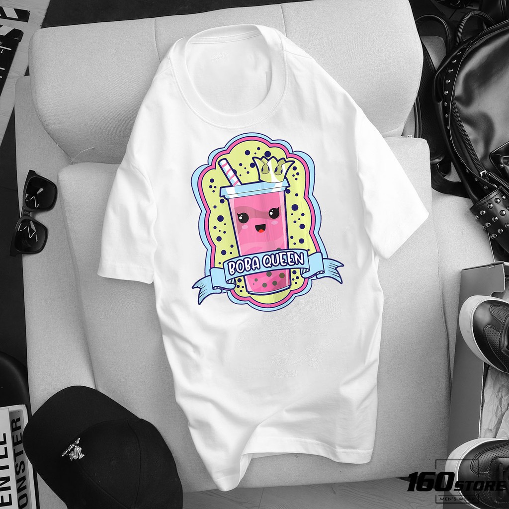 ÁO PHÔNG UNISEX IN HÌNH LY TRÀ SỮA IN HÌNH KHÔNG AI CÓ SALE SẬP SÀNG CHO BA MẸ VÀ BÉ - 0616133