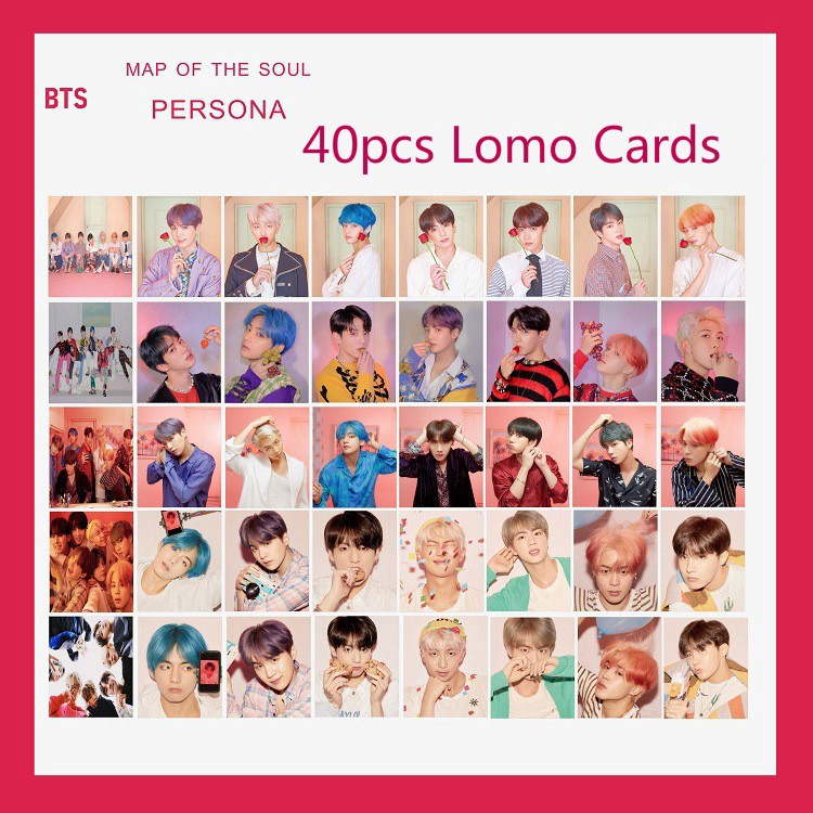 Lomo BTS Map Of The Soul: Persona ảnh nhóm nhạc bộ ảnh hộp 30 ảnh thẻ hình | BigBuy360 - bigbuy360.vn