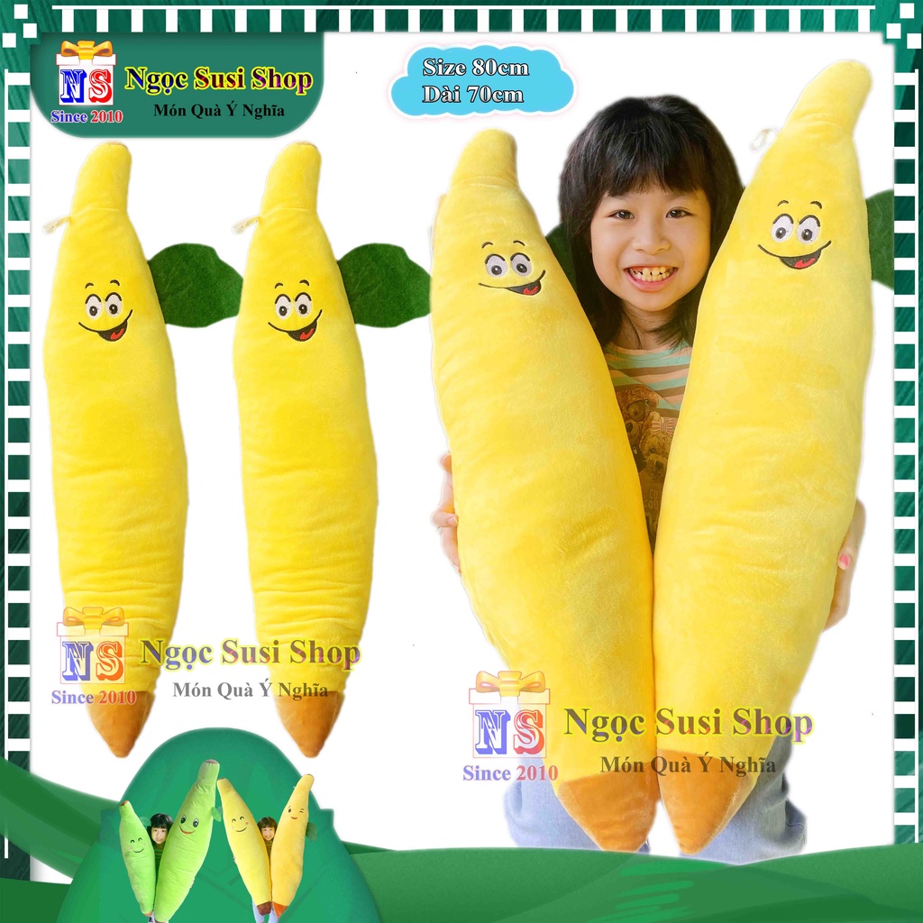 Gấu Bông Gối Ôm Trái Chuối Siêu To Khổng Lồ Bán Lẻ Giá Sỉ - THÚ BÔNG TRÁI CHUỐI