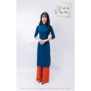 ÁO DÀI CÁCH TÂN DÁNG XƯA CÓ MẤN ĐI KÈM _ MÃ SP CT22_ ÁO DÀI SONG HOÀI