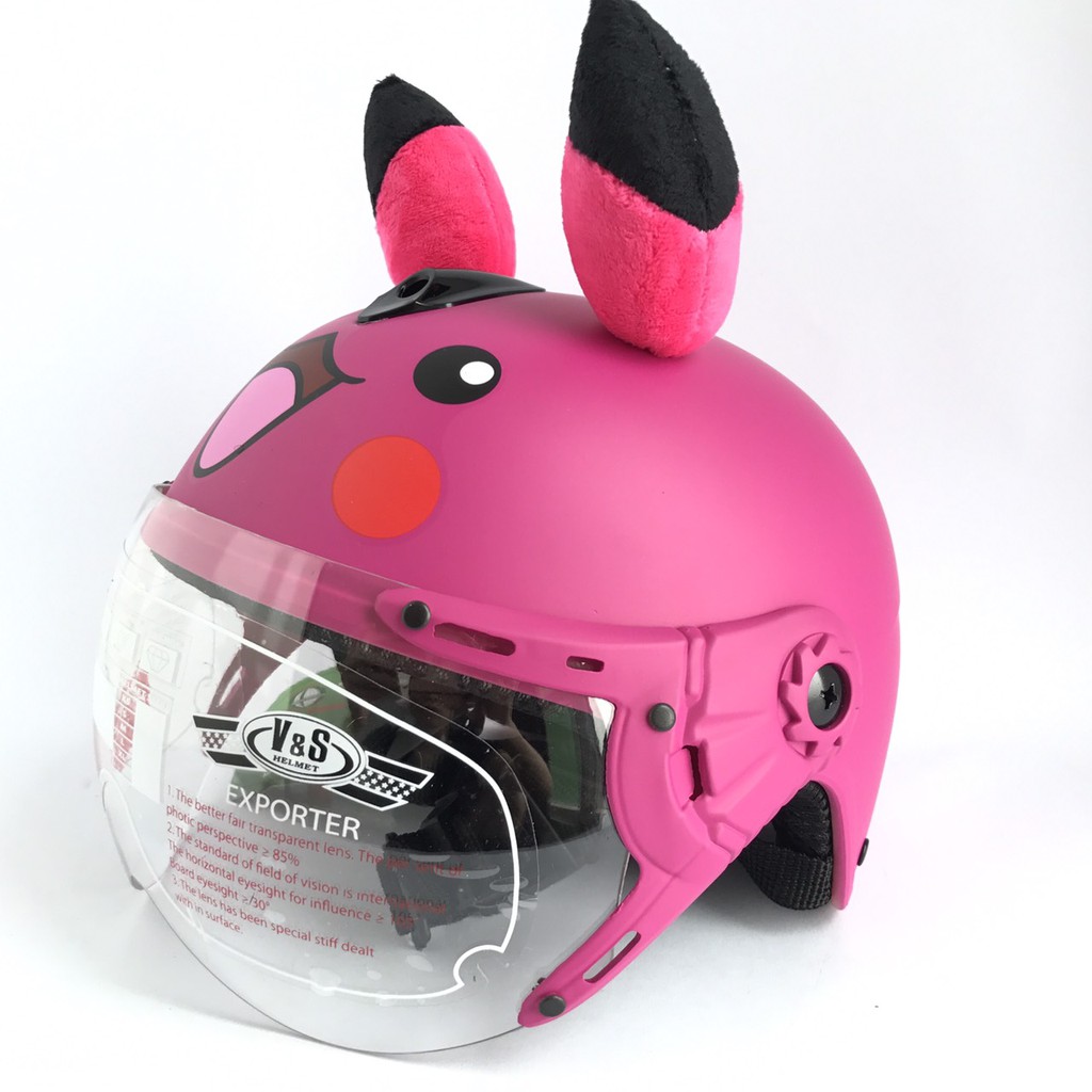 Nón bảo hiểm trẻ em siêu đẹp - VS103KS pikachu hồng