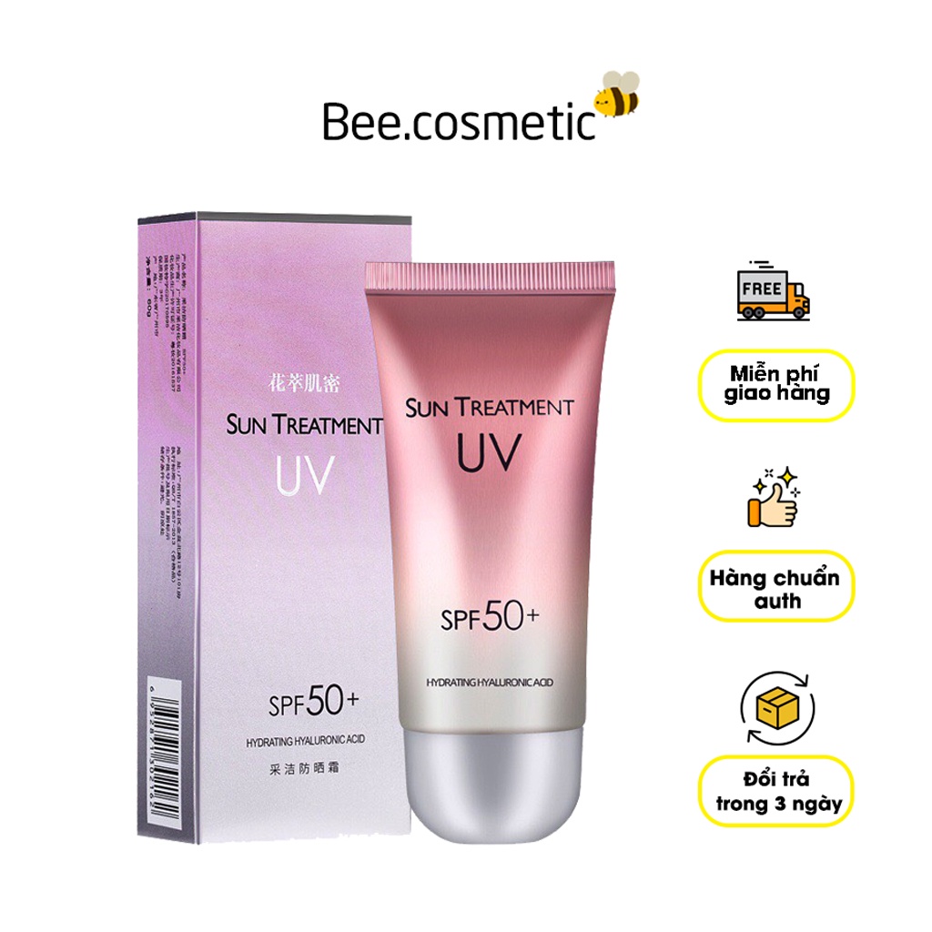 Kem chống nắng dưỡng da spf 50+ dưỡng trắng da cho mặt dành cho da dầu da khô da nhạy cảm nâng tông nhẹ nhàng