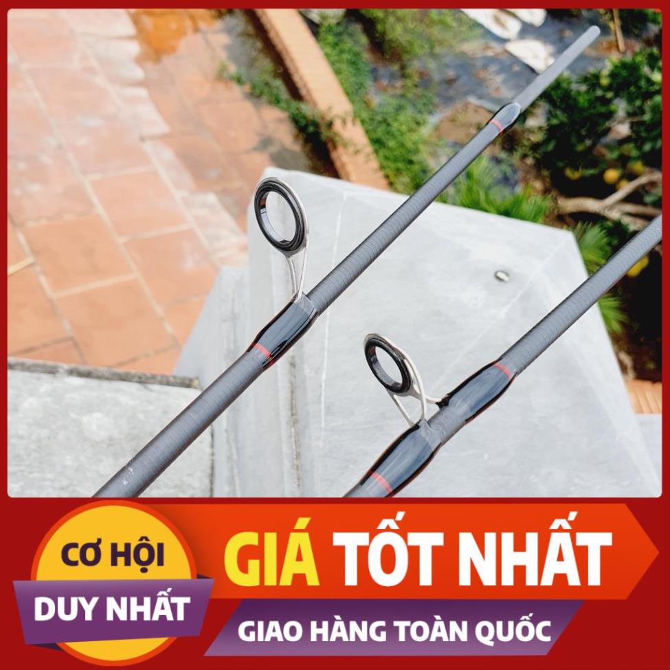 Cần câu lure máy ngang và máy đứng carbon RollFish đầu bu chống xoắn Shop Đồ câu phía bắc