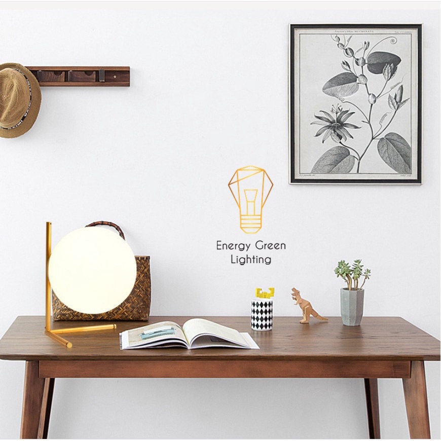 Đèn Để Bàn Trang Trí Hình Mặt Trăng Energy Green Lighting  8010-1 - Kiểu Dáng Sang Trọng - Đã Bao Gồm Bóng Led