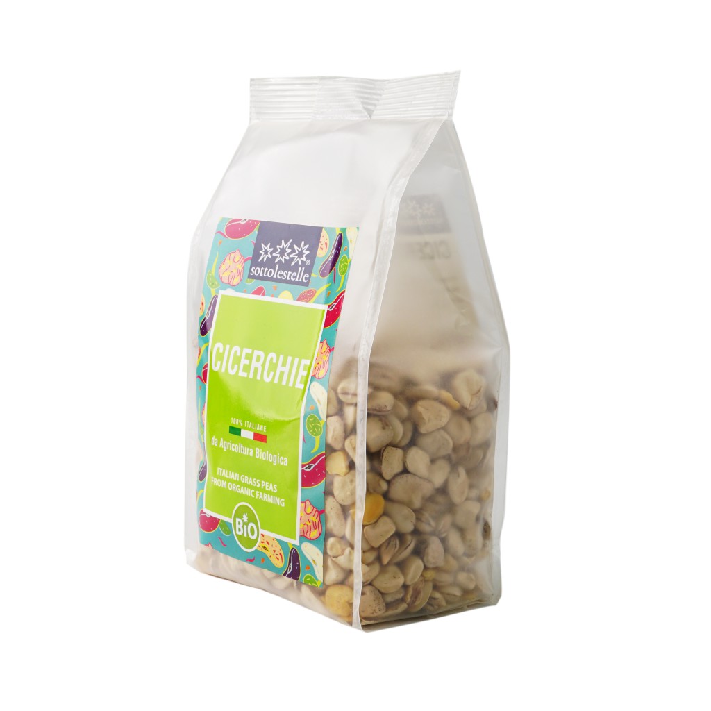 Đậu Cicerchie (Grass Pea) hữu cơ Sottolestelle 400g