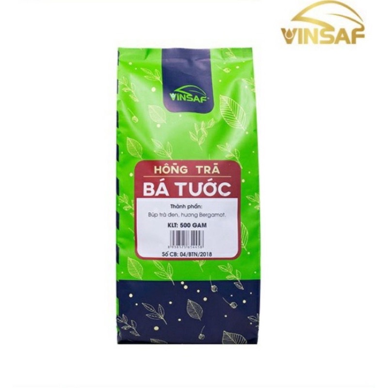 Hồng trà bá tước VINSAF gói 50g