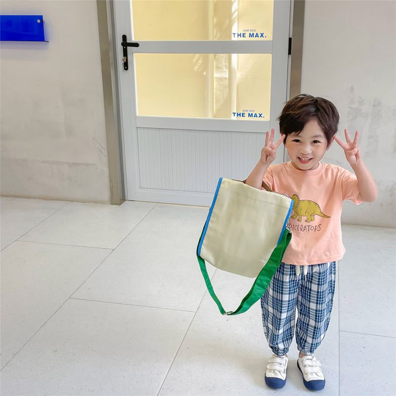 Áo Thun Cotton Tay Ngắn Cổ Tròn In Hình Khủng Long Phong Cách Hàn Quốc Dành Cho Bé Trai
