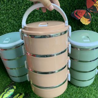 Hộp cà mên 4 tầng giữ nhiệt