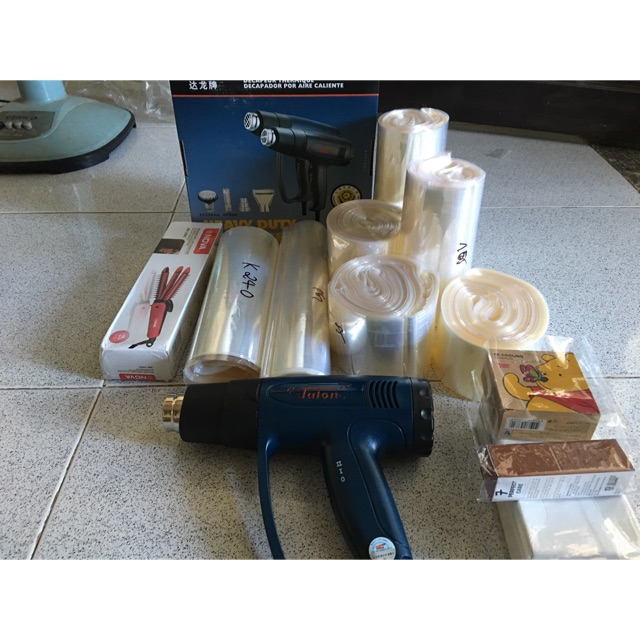 MÀNG NILONG SẤY NHIỆT BỌC HỘP SẢN PHẨM, MÀNG CO PVC KHÒ NHIỆT ÔM SÁT SẢN PHẨM BÓNG ĐẸP