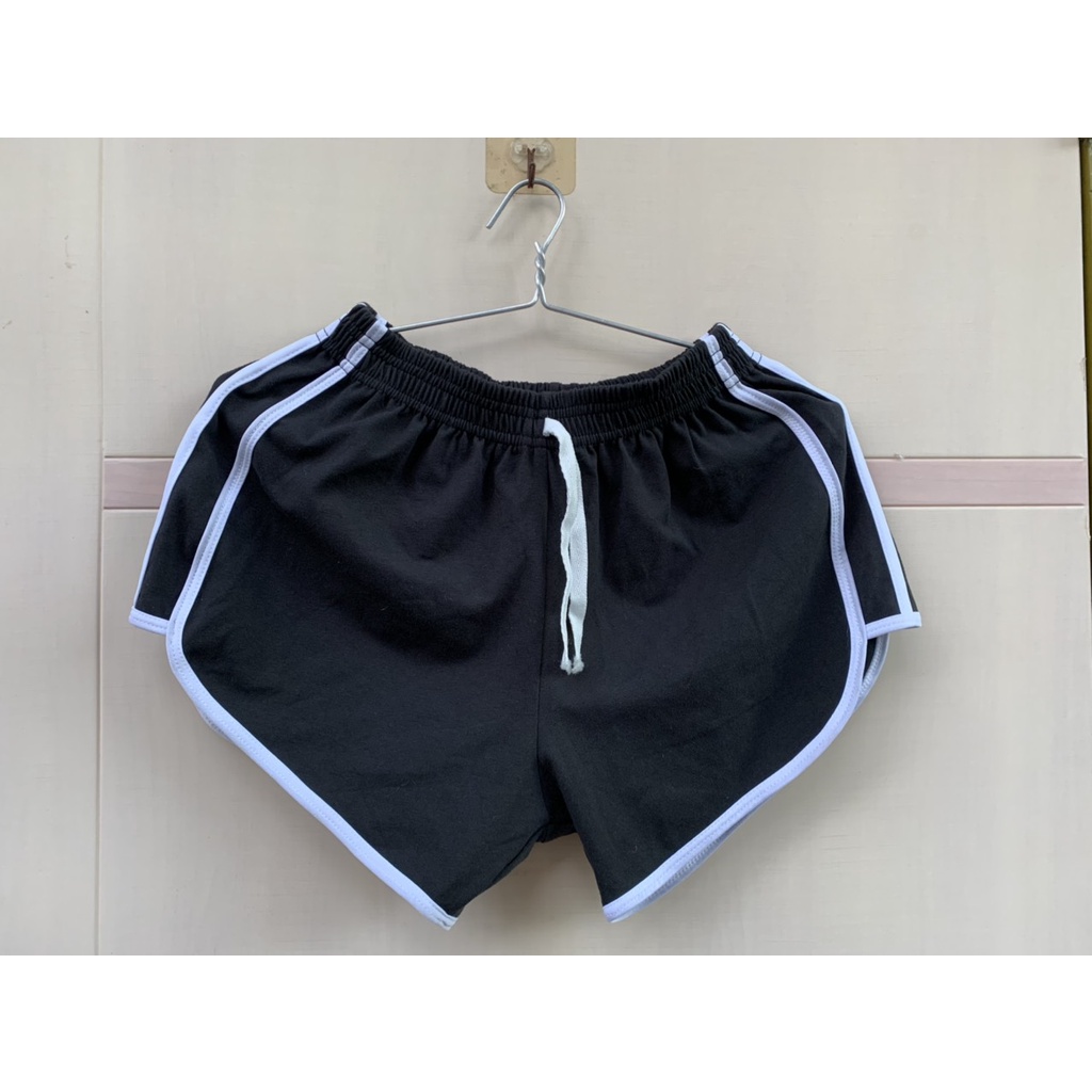 Quần đùi short nữ thun cotton 100% thiết kế 3 sọc viền thể thao bên hông co giãn thoải mái thich hợp mặc nhà B2007