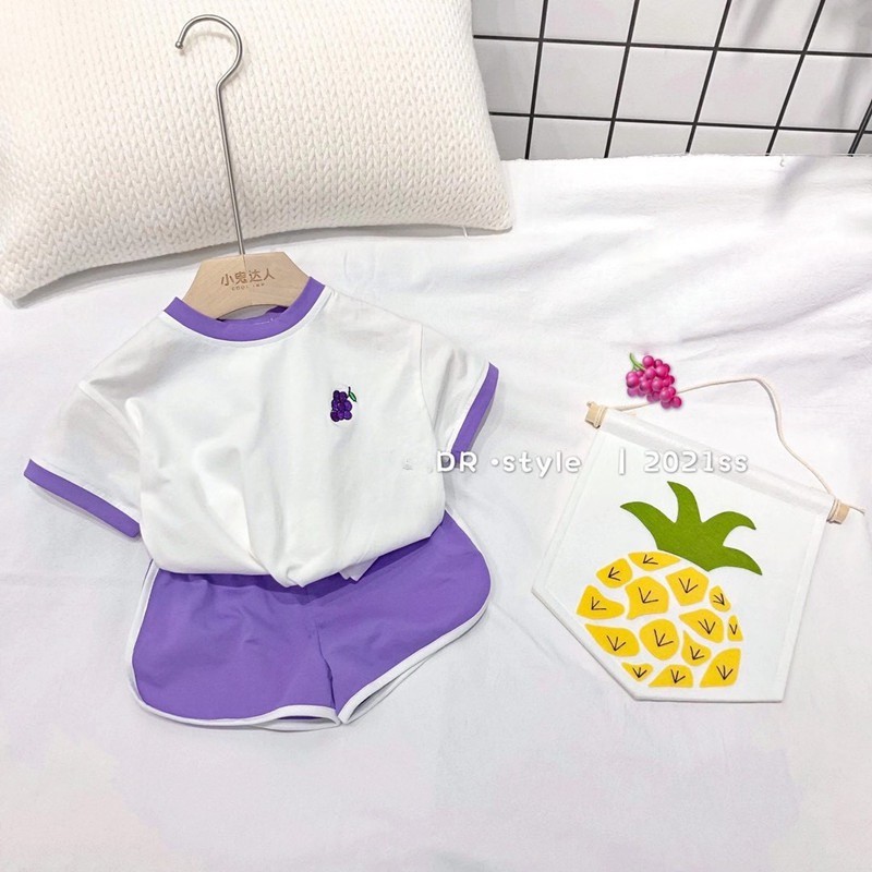 [S040] Set mặc nhà quần short cho bé sz 90-130 | FOM NHỎ