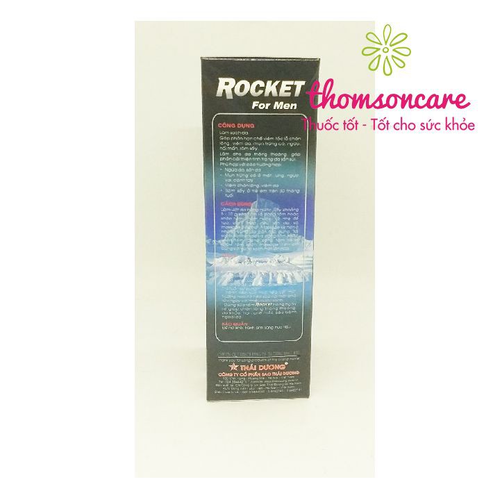 Sữa tắm ROCKET FOR MEN - Giúp hạn chế tắc lỗ chân lông, vấn đề về da, mụn trứng cá, ngứa da