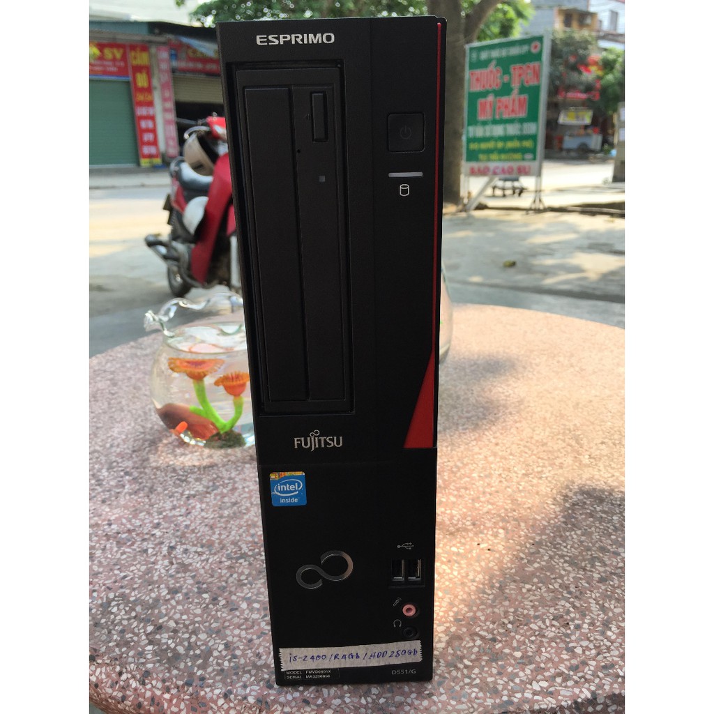 Case Máy tính Fujitsu Core i5 phục vụ học tập giải trí Học sinh sinh viên