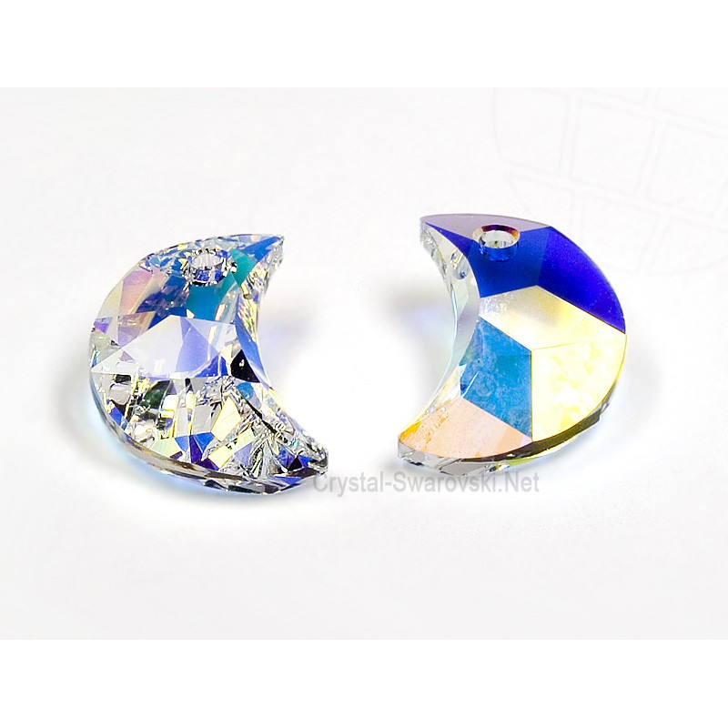 Bộ trang sức pha lê Swarovski hình mặt trăng moon pendant 6722 AB