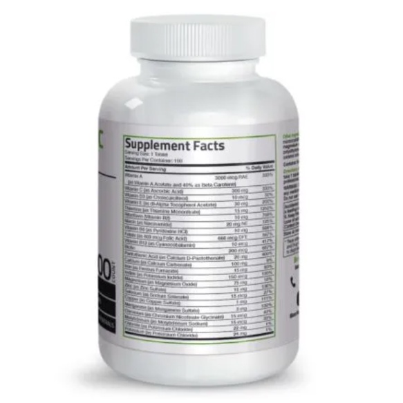 VITAMIN | Vitamin Tổng Hợp | Bronson Therapeutic Formula Vitamin và Khoáng Chất Thiết Yếu 100 viên - Chính Hãng Muscle F