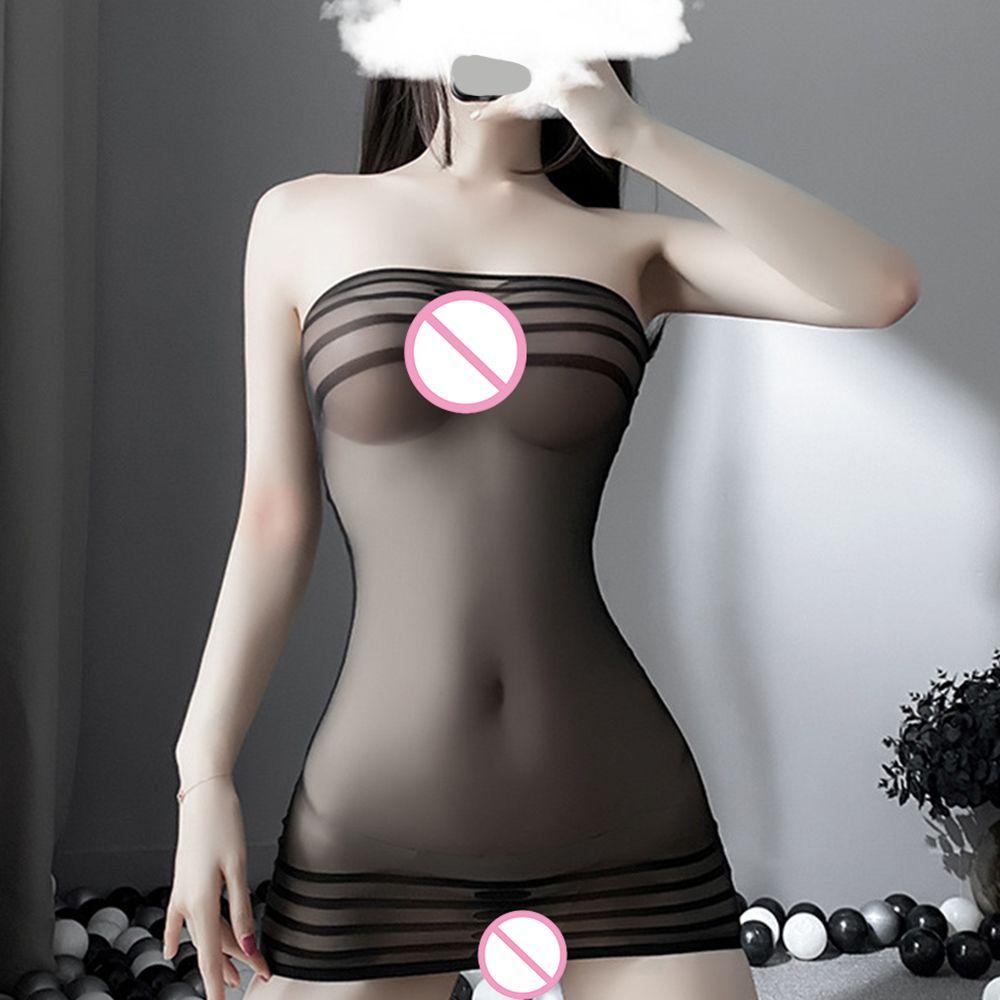 BACK2LIFE Đầm Hóa Trang 2Life Vải Nylon Co Giãn Màu Trơn Gợi Cảm Cho Nữ