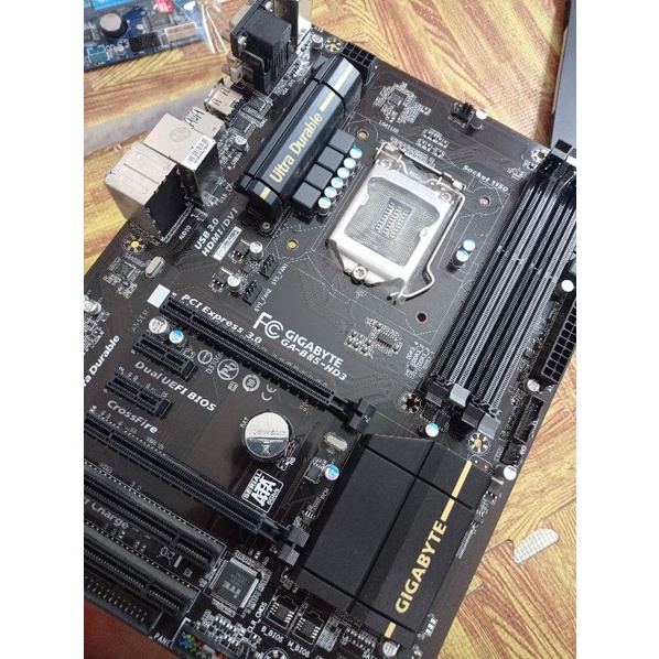 Mian GA - B85 - DH3 . socket 1150/ 4khe ram ddr3 .Nguyên zin bao tes.chặn đầy đủ