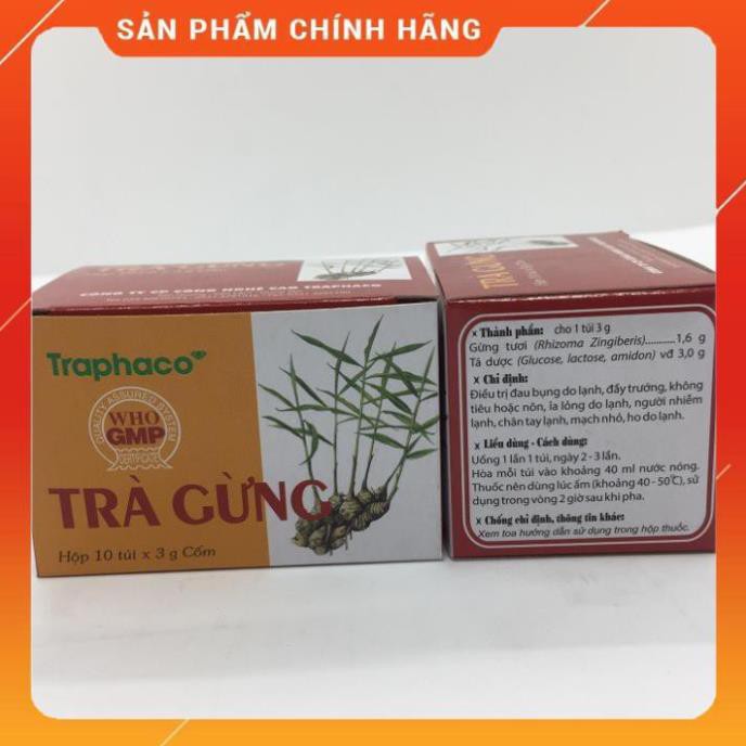 TRÀ GỪNG Traphaco hộp 10 túi