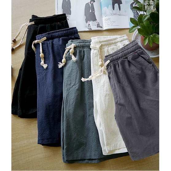 quần đùi nam hàng chất đũi siêu mát, siêu nhẹ | BigBuy360 - bigbuy360.vn