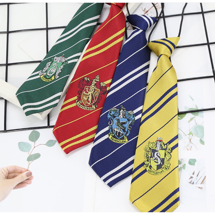 Cà Vạt Phong Cách Harry Potter Thời Trang Có Nhãn Dán Cho Nữ Hàng Bán Sỉ