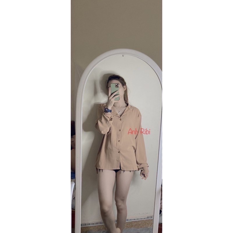 [HÀNG SẴN Áo Sơ Mi Đũi Oversize ĐỦ MÀU