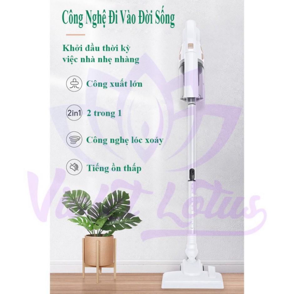 Máy Hút Bụi Cầm Tay Gia Đình ✅ FreeShip ✅ Hút lông mèo 1.65kg 700W Hút mạnh 14000Pa - Ehome -  SP396 mi nguyen