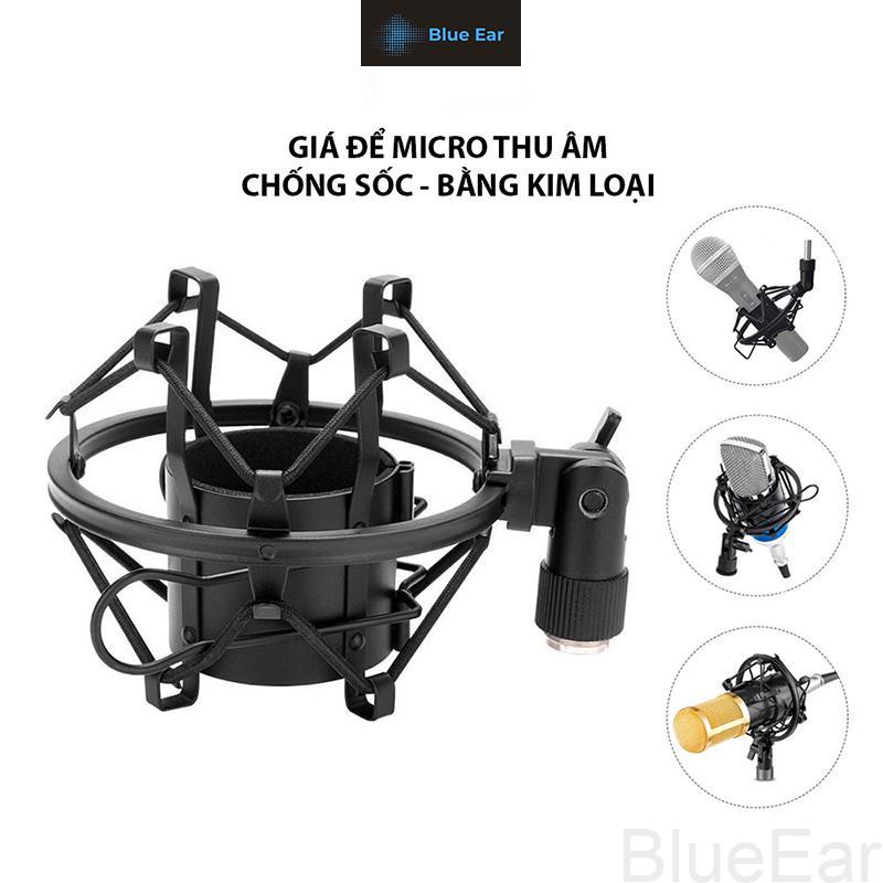 (Hàng Chất Lượng BH 1 Năm) Giá Đỡ Micro Thu Âm TINAN Chống Sốc, Bằng Kim Loại