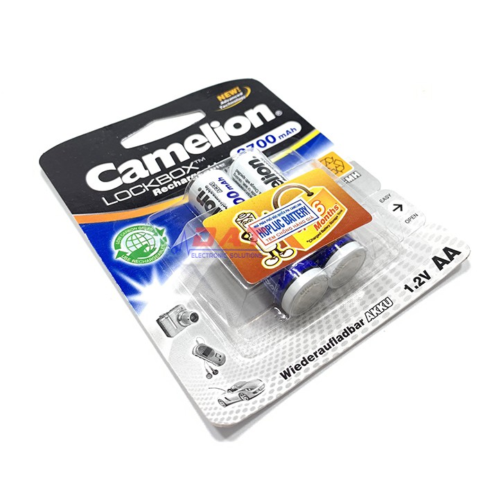 Pin Sạc AA 1.2V 2700mAh Camelion - 1 Cặp