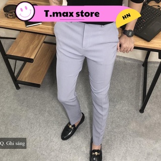 Quần âu nam 💖freeship💖 quần vải nam cao cấp - dáng ôm hàn quốc