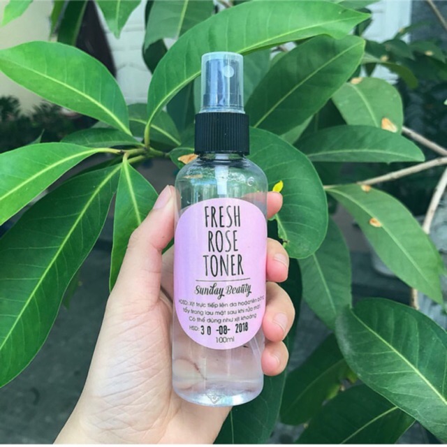 Toner hoa hồng handmade