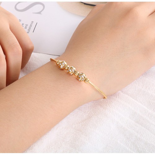 Vòng Tay Trái Châu Titan Ko Đen TT 3384