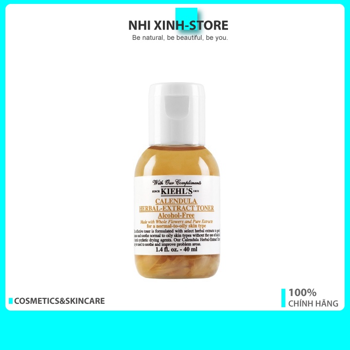 Nước Hoa Hồng Hoa Cúc Kiehl’s Calendula Herbal-Extract Toner 40ml