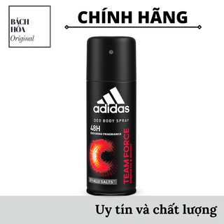Xịt khử mùi adidas deo body team force 150ml